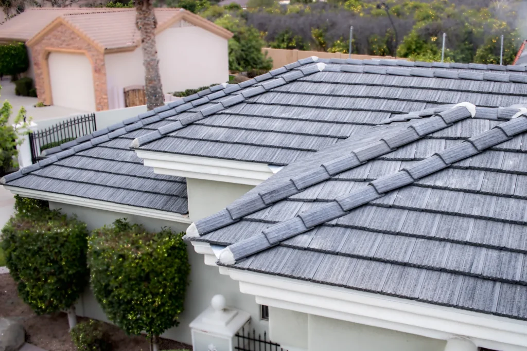 Roofing Contractor in Mesa, AZ Matching Replacement Roof Tiles to an Existing Home
